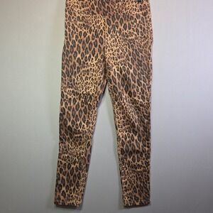 Lior Paris Leopard Print Pull On Jeggings Women's Size 8‎ High Rise Jane Pants